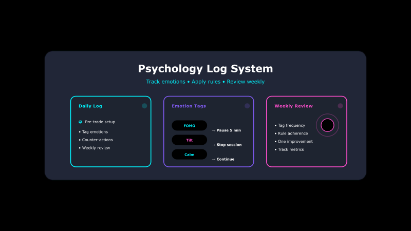 Trading psychology illustration
